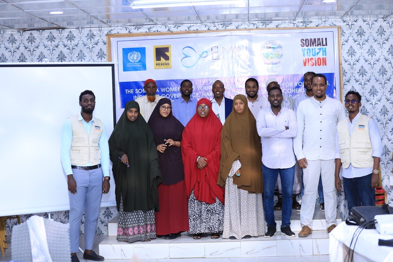 Youth empowerment training in Somalia by Somali Youth Vision.